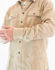 Camicia Vintage Velluto beige