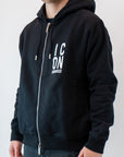 Felpa Dsquared2 Icon girocollo cappuccio e zip