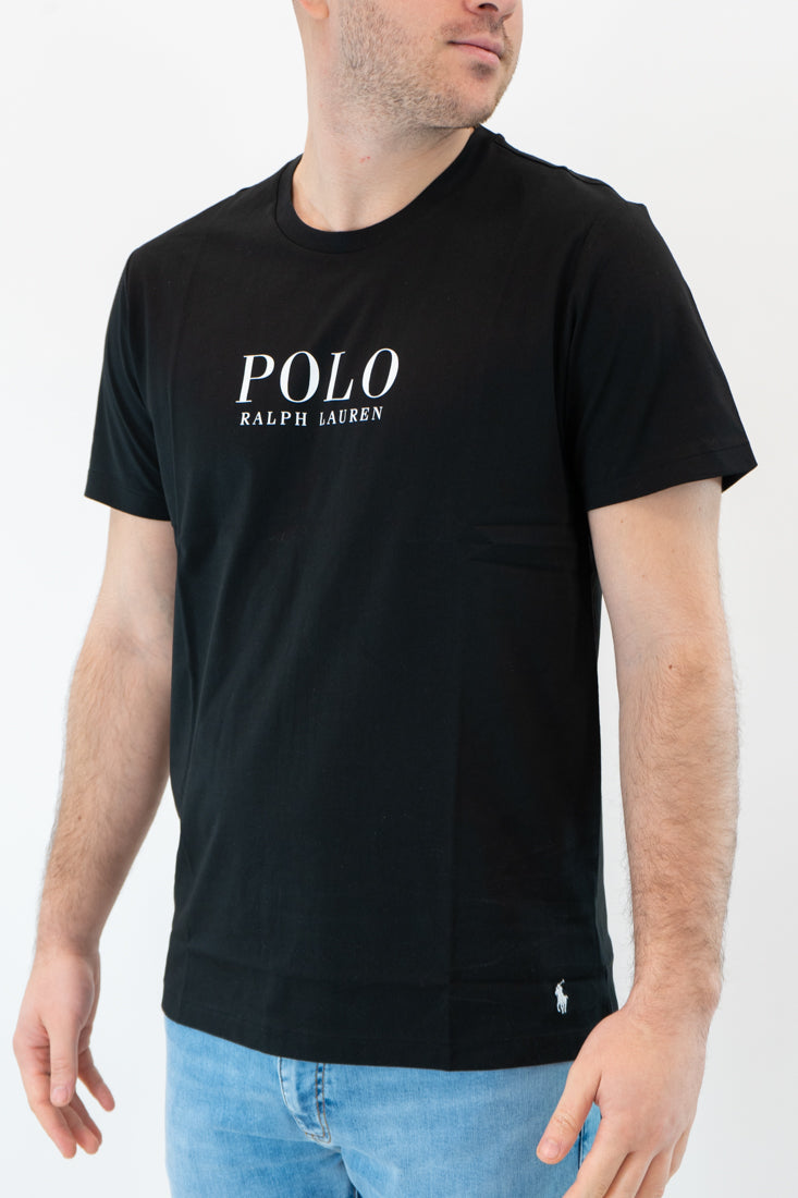 T-shirt Polo Ralph Lauren logo nero