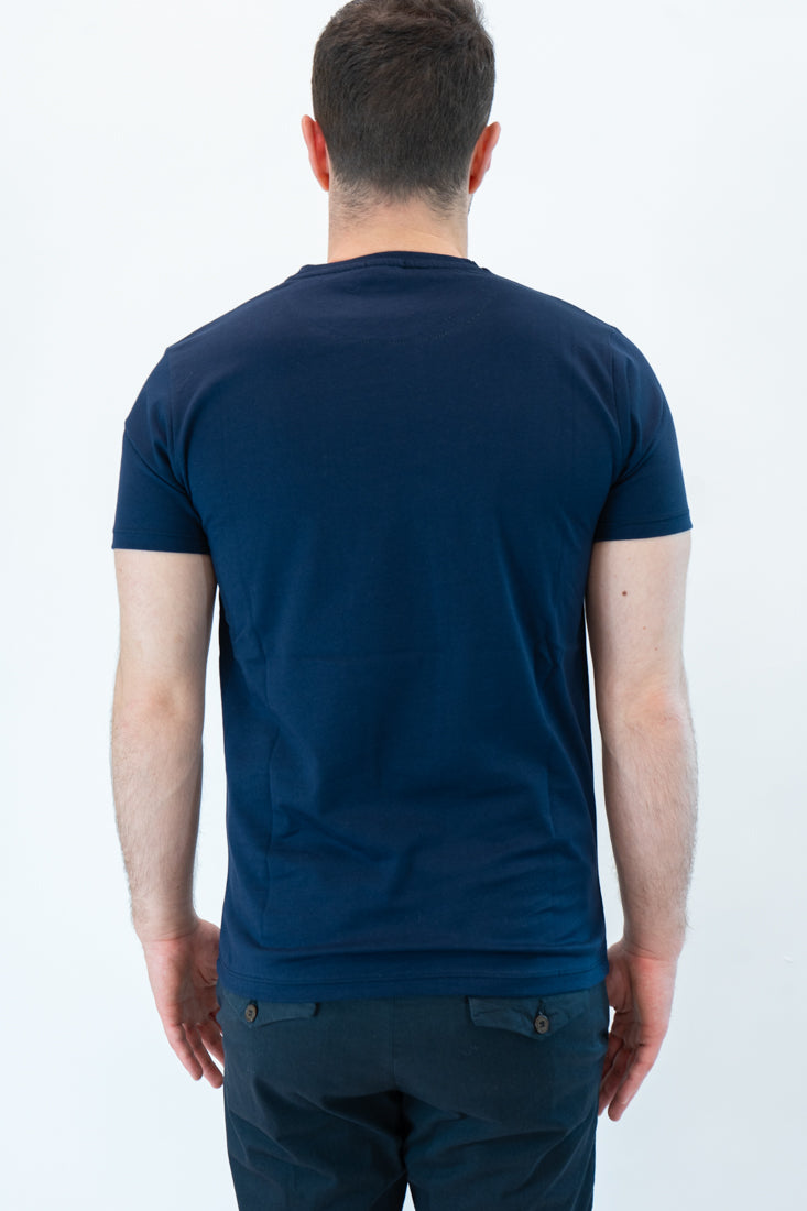 T-shirt D-park taschino blu