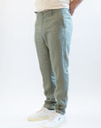 Pantaloni OverD lino verde militare