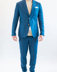 Pantaloni OverD lino Blu