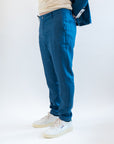 Pantaloni OverD lino Blu