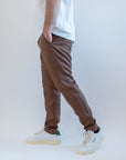 Pantaloni OverD lino cacao