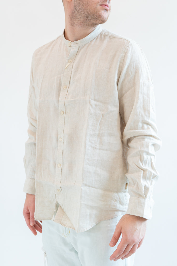 Camicia Gianni Lupo coreana beige