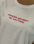 T-shirt Superculture Principe azzurro? No, gin tonic 2 colori