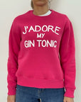 Felpa Superculture J'adore my gin tonic 2 colori