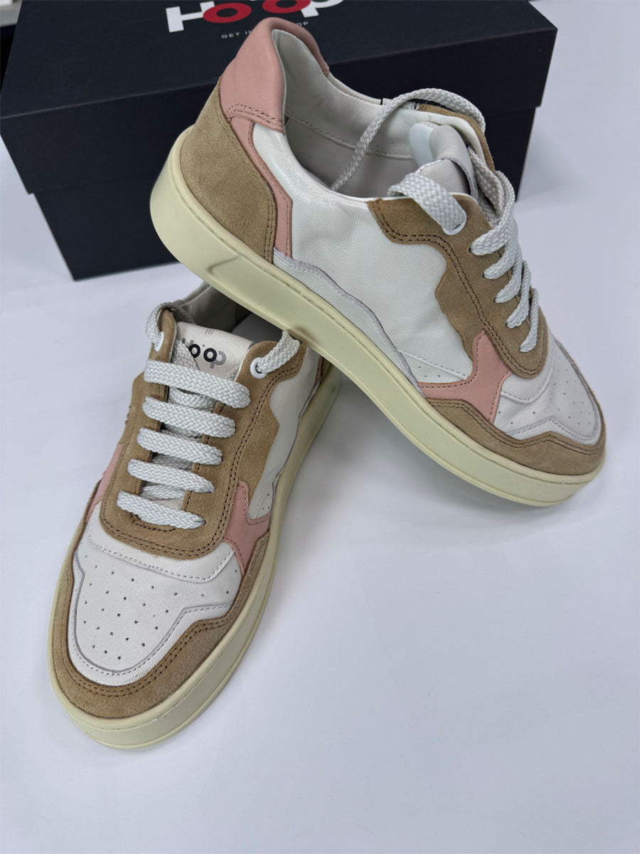 Sneaker Ho'op Caramello e Rosa