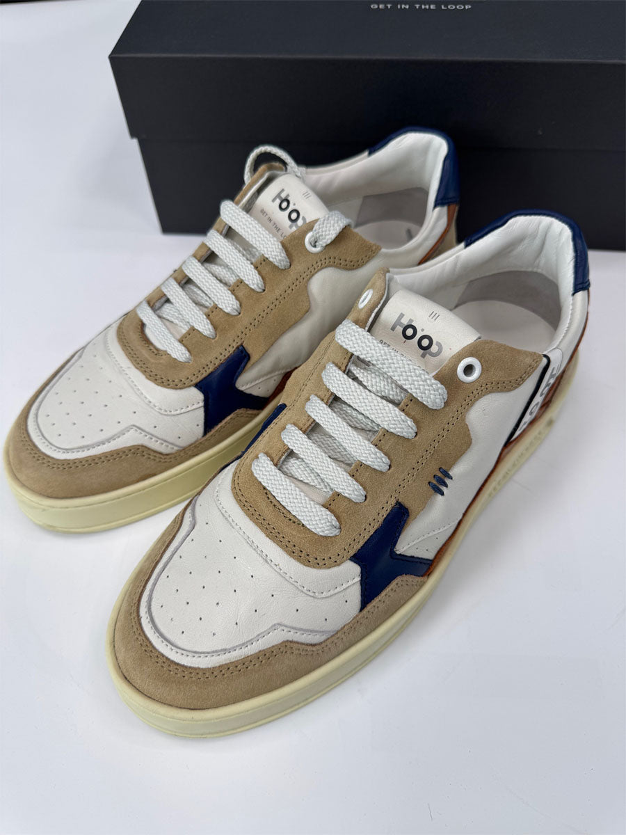 Sneaker Ho'op Cammello e Blu