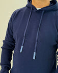 Pullover Seinse cappuccio Blu o Grigio perla