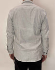 Camicia Overshirt Vintage Grigio perla