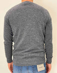 Pullover Griffai misto Cashmere collo a V 2 Colori