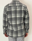 Camicia Overshirt Seinse a quadri grigio