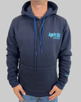 Felpa Superculture Clothing Après Ski blu o marrone con cappuccio