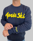 Felpa Superculture Clothing Après Ski Colore Blu