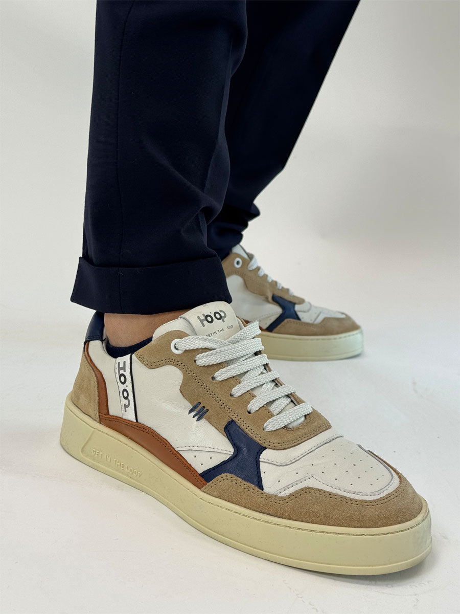 Sneaker Ho'op Cammello e Blu