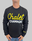 Felpa Superculture Clothing Chalèt e Champagne verde o nero