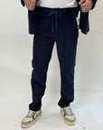 Pantalaccio OverD velluto blu
