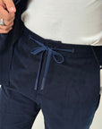 Pantalaccio OverD velluto blu