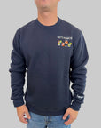 Felpa Superculture Clothing Notti Magiche Nero Blu