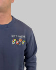 Felpa Superculture Clothing Notti Magiche Nero Blu