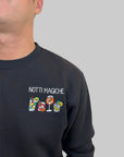 Felpa Superculture Clothing Notti Magiche Nero Blu