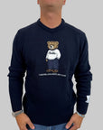 Pullover Superculture Orso Blu