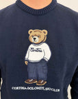 Pullover Superculture Orso Blu