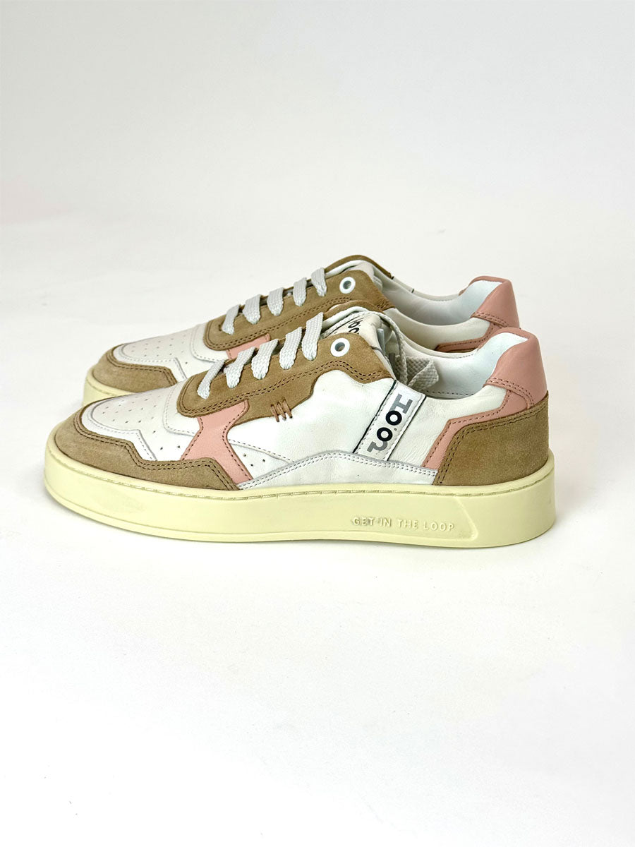Sneaker Ho'op Caramello e Rosa
