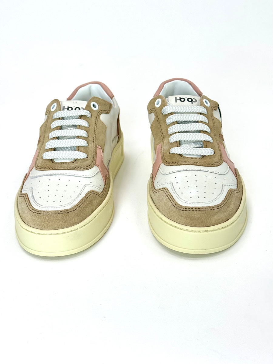 Sneaker Ho'op Caramello e Rosa
