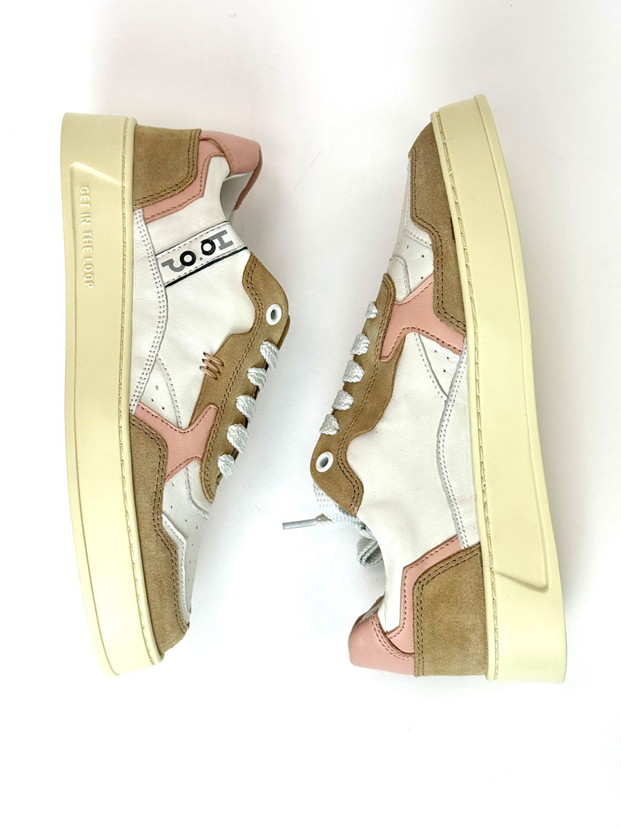 Sneaker Ho'op Caramello e Rosa