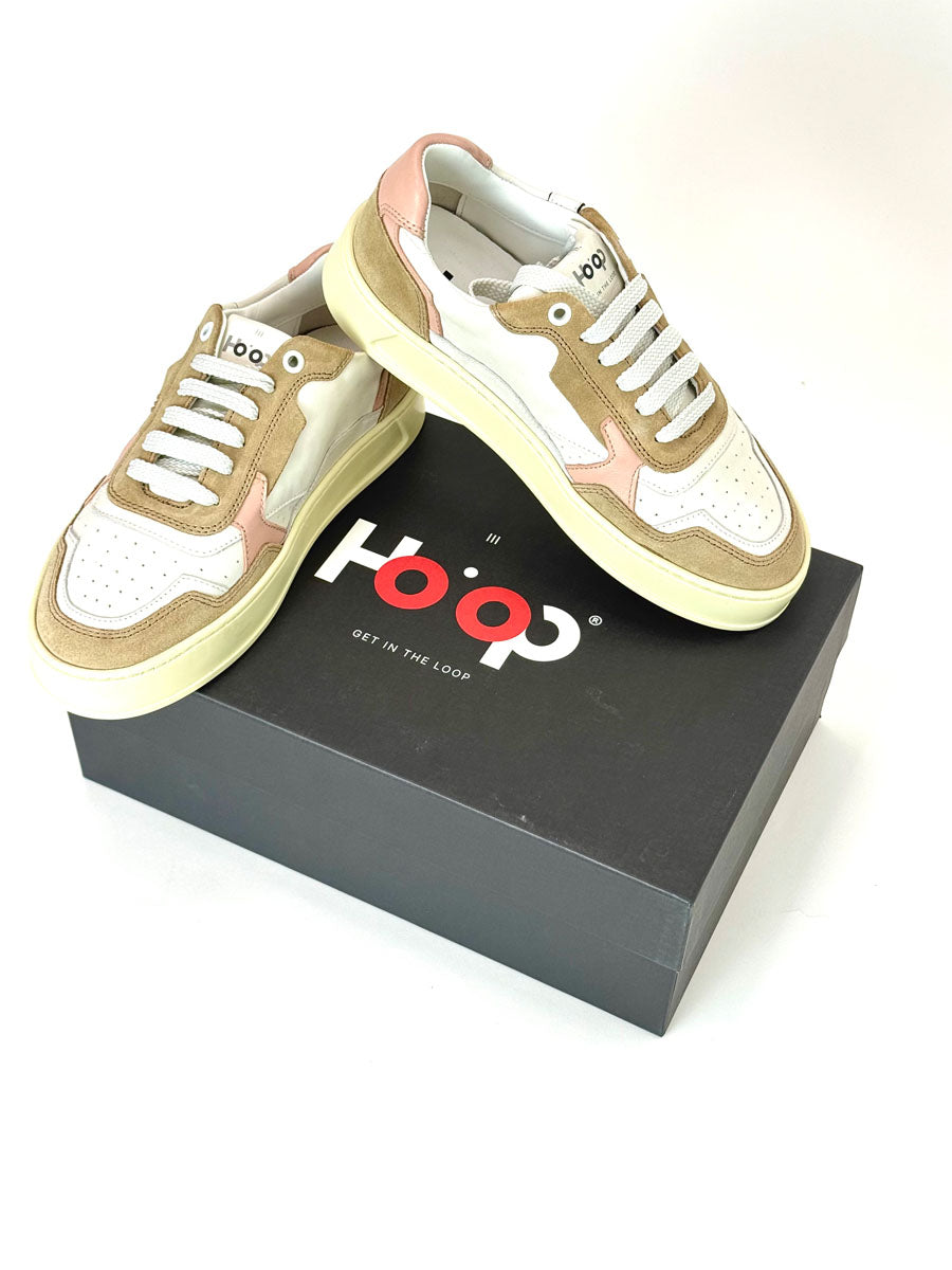 Sneaker Ho'op Caramello e Rosa