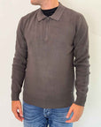 Pullover Gianni Lupo mezza zip 2 colori