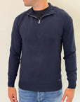 Pullover Gianni Lupo mezza zip 2 colori