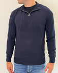 Pullover Gianni Lupo mezza zip 2 colori