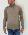 Pullover Gianni Lupo mezza zip 2 colori