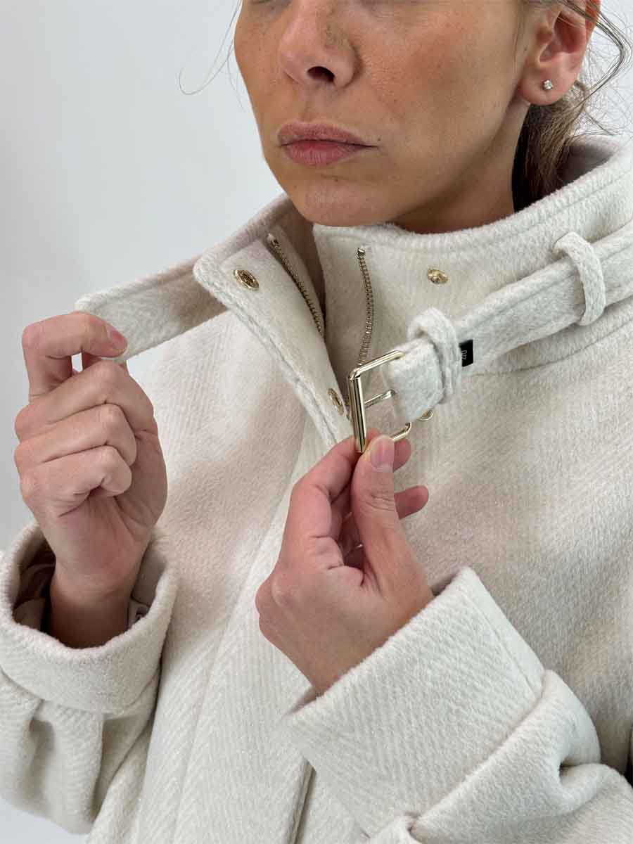 Cappotto Liujo panna