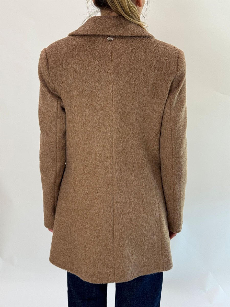 Cappotto Rebeka Rosseffetto lana bouclè 2 colori