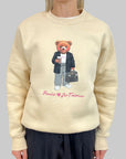 Felpa Superculture Clothing Paris Orso in 3 colori a scelta