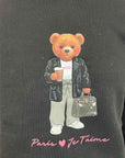 Felpa Superculture Clothing Paris Orso in 3 colori a scelta