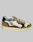 Sneaker Ho'op White Blu Brown
