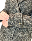 Cappotto Griffai Spigato cammello e nero
