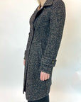 Cappotto Griffai Spigato cammello e nero