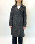 Cappotto Griffai Spigato cammello e nero