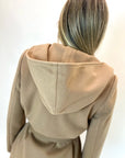 Cappotto Griffai con cappuccio Cammello