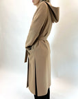 Cappotto Griffai con cappuccio Cammello