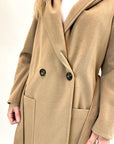 Cappotto Griffai con cappuccio Cammello