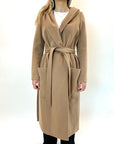 Cappotto Griffai con cappuccio Cammello