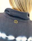 Giaccone Twinset in maglia Grigio