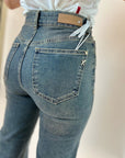 Jeans Take Two lavaggio thè